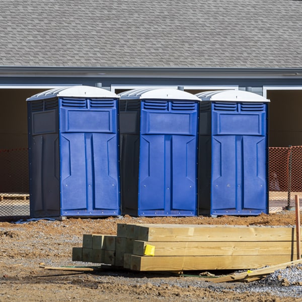 what is the expected delivery and pickup timeframe for the porta potties in Arvada CO